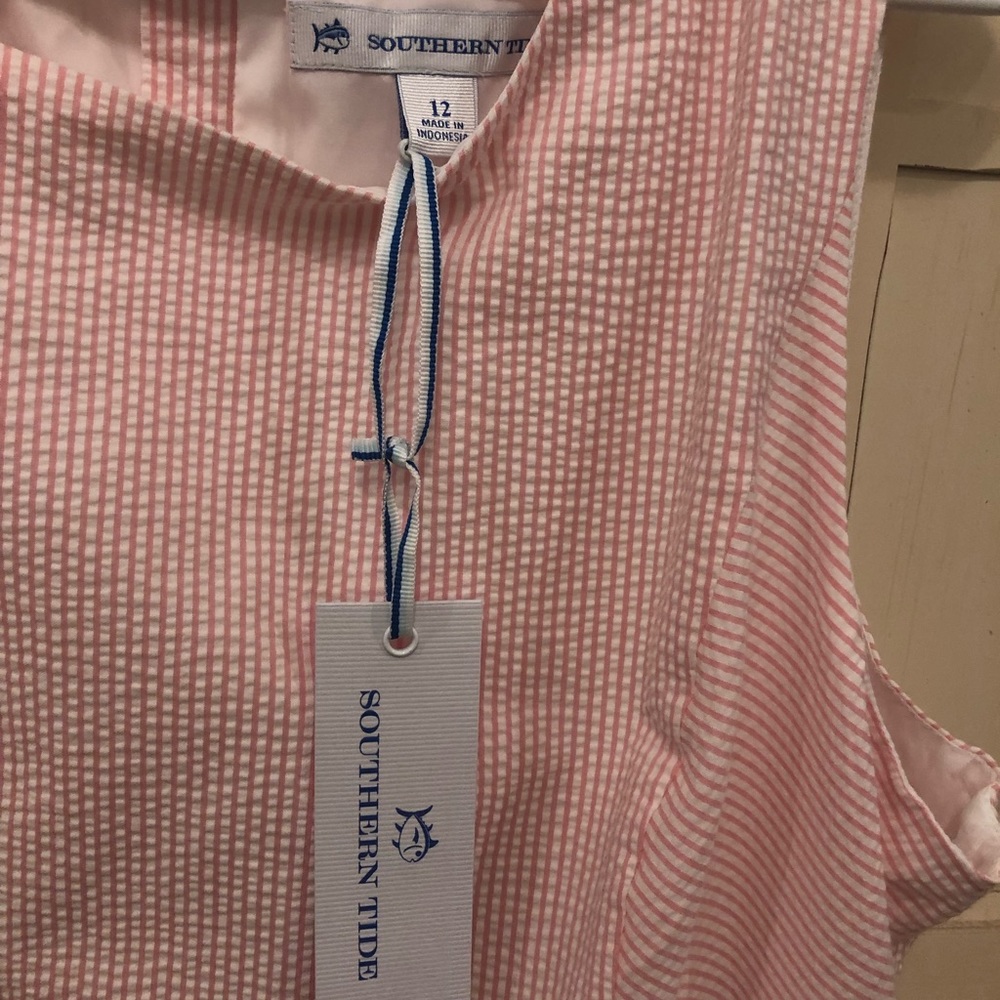 Pink Seersucker dress
